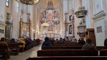 Intérieur de l'Église Saint-Jacques-et-Saint-Philippe de Vilnius