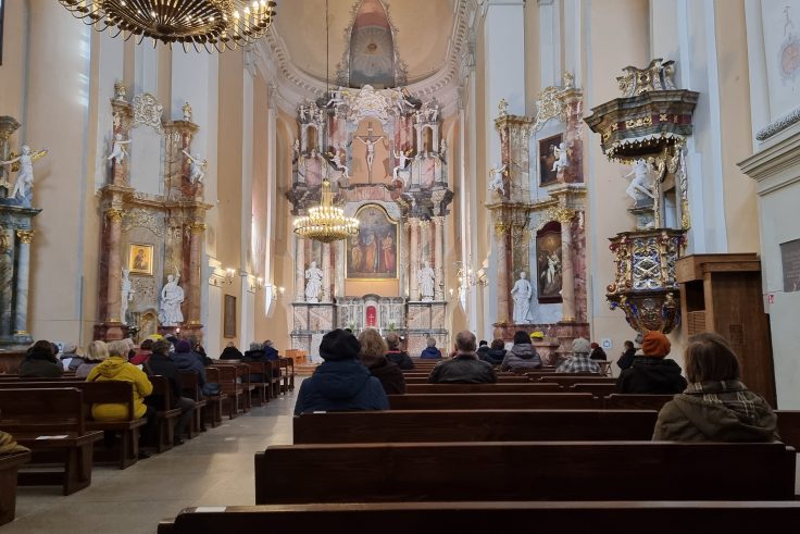 Intérieur de l'Église Saint-Jacques-et-Saint-Philippe de Vilnius